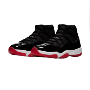 Air Jordan 11 Black and Red Side