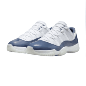 Jordan White Blue 11 Side