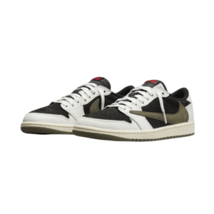 Travis Scott Olive Jordan 1 Side